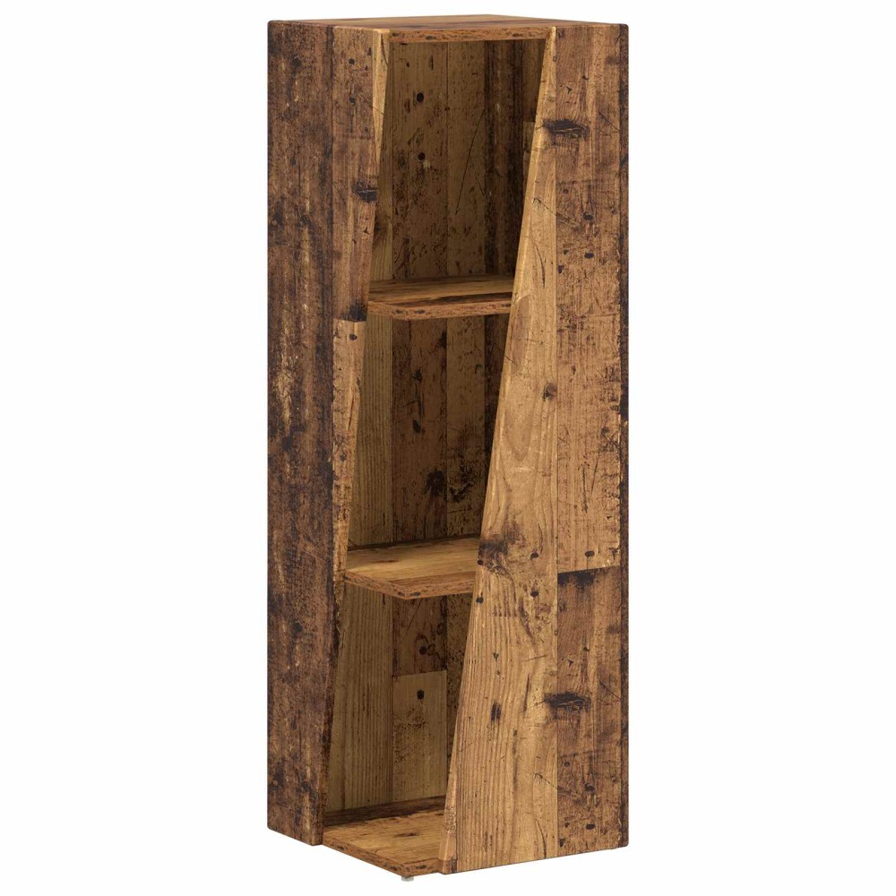 vidaXL Πλευρικό Ράφι 33 x 32 x 100,5 εκ Επεξεργασμένο Ξύλο Παλιό ξύλο