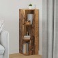 vidaXL Πλευρικό Ράφι 33 x 32 x 100,5 εκ Επεξεργασμένο Ξύλο Παλιό ξύλο