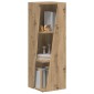 vidaXL Πλευρικό Ράφι 33 x 32 x 100,5 εκ. Επεξεργασμένο Ξύλο