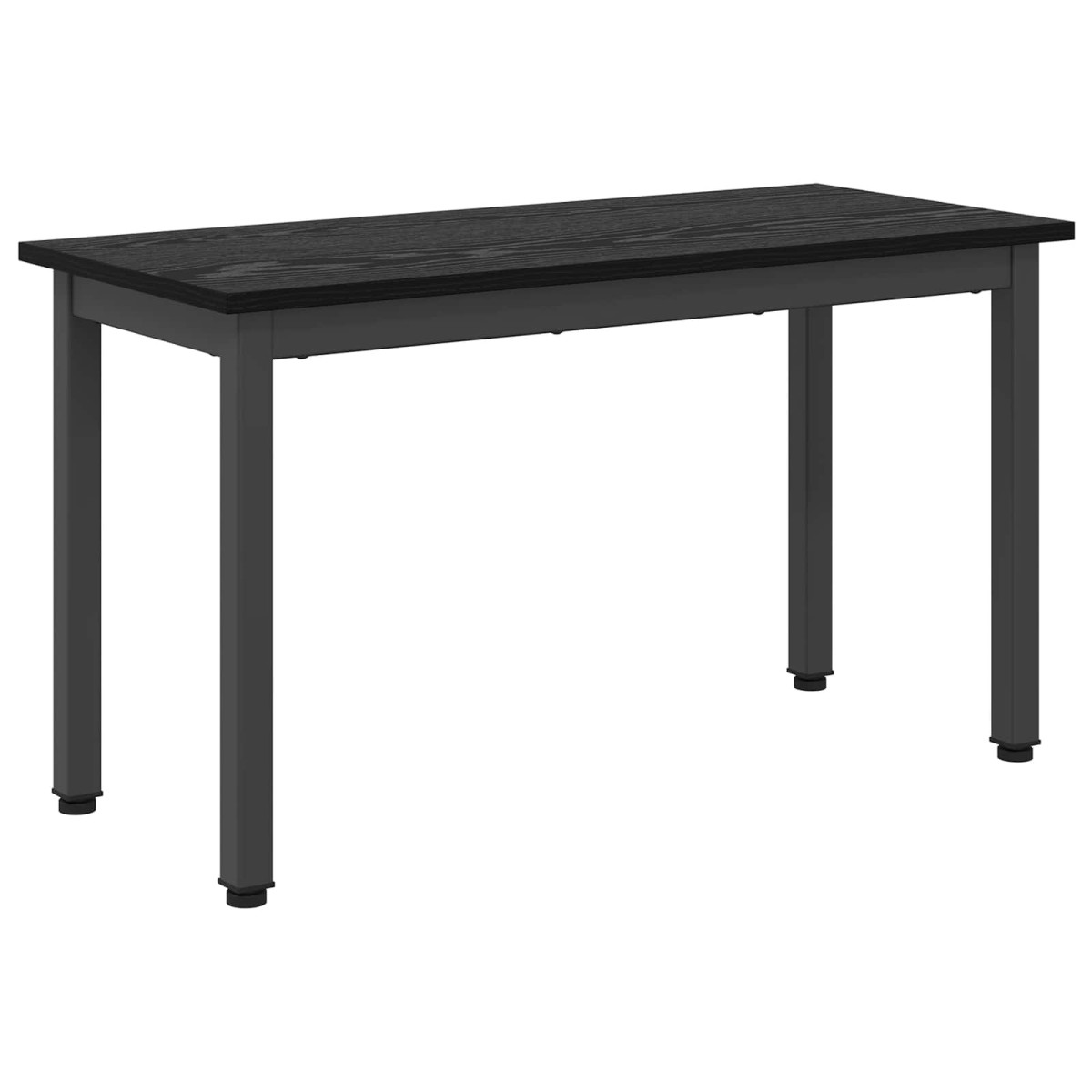 vidaXL παγκάκι Μαύρη Οξυά 80 x 35 x 45 cm Επεξεργασμένο Ξύλο