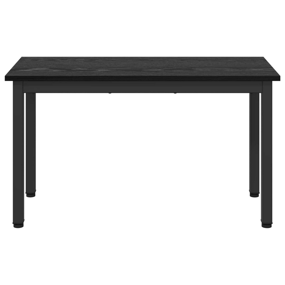 vidaXL παγκάκι Μαύρη Οξυά 80 x 35 x 45 cm Επεξεργασμένο Ξύλο