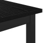 vidaXL παγκάκι Μαύρη Οξυά 80 x 35 x 45 cm Επεξεργασμένο Ξύλο