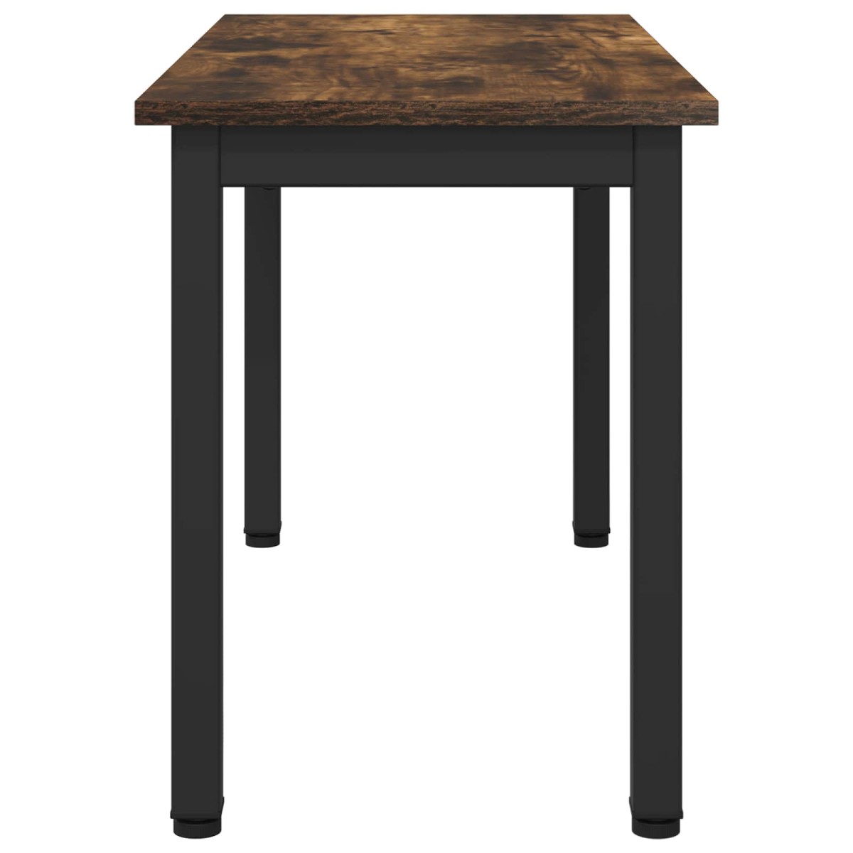 vidaXL παγκάκι Καπνιστό Δρύς 80 x 35 x 45 cm Επεξεργασμένο Ξύλο