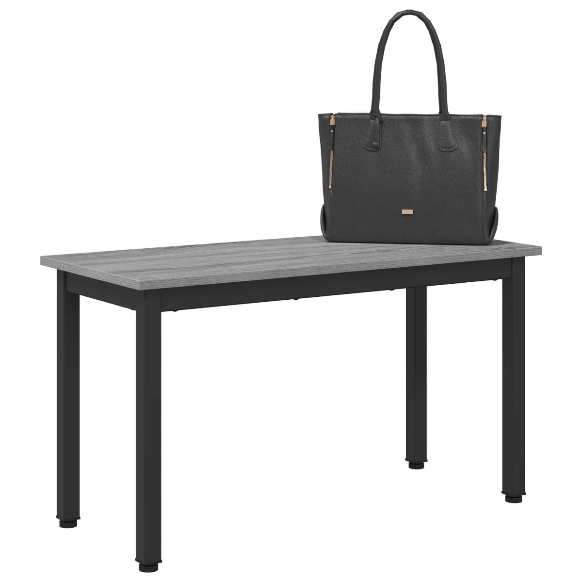 vidaXL παγκάκι Γκρίζο Σονομα 80 x 35 x 45 cm Επεξεργασμένο Ξύλο
