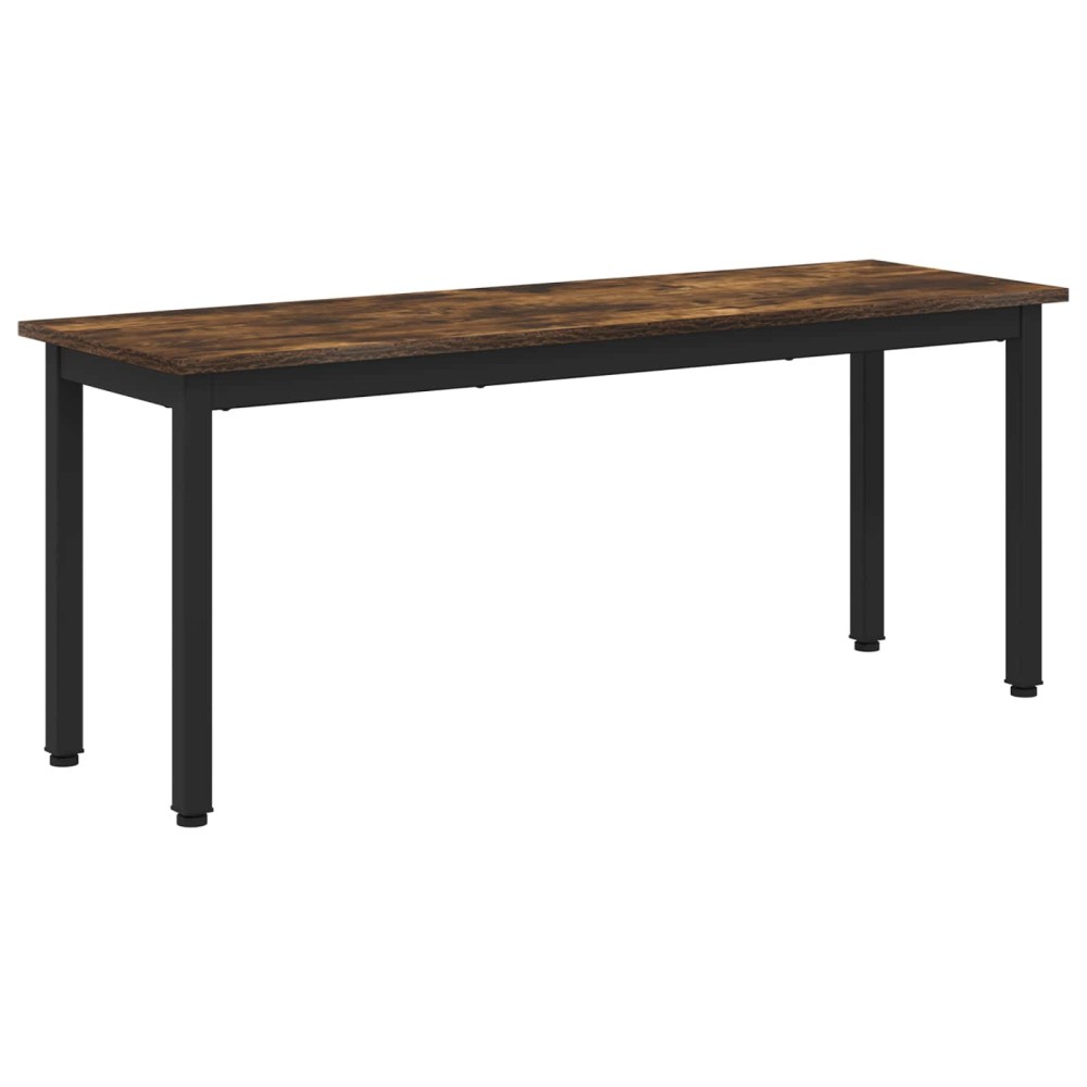 vidaXL παγκάκι Καπνιστό Δρύς 110 x 35 x 45 cm Επεξεργασμένο Ξύλο