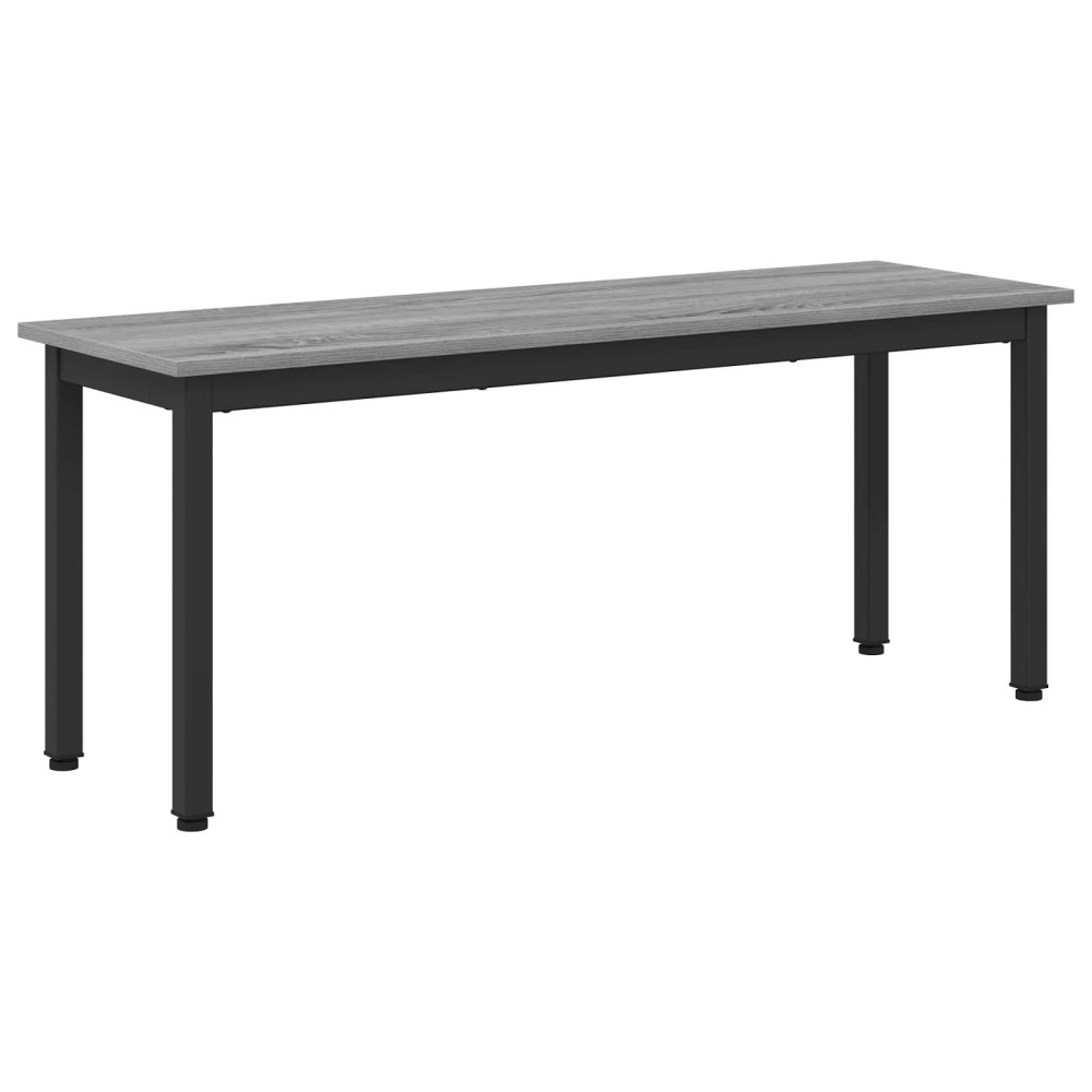 vidaXL παγκάκι Γκρίζο Σονομα 110 x 35 x 45 cm Επεξεργασμένο Ξύλο