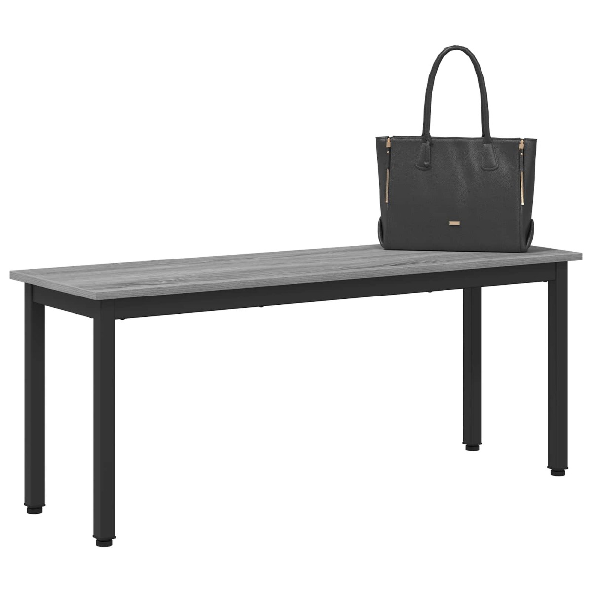 vidaXL παγκάκι Γκρίζο Σονομα 110 x 35 x 45 cm Επεξεργασμένο Ξύλο
