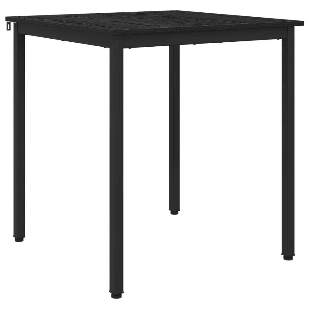 vidaXL Τραπεζαρίες 70 x 70 x 75 cm Επεξεργασμένο Ξύλο Μαύρη Δρυς