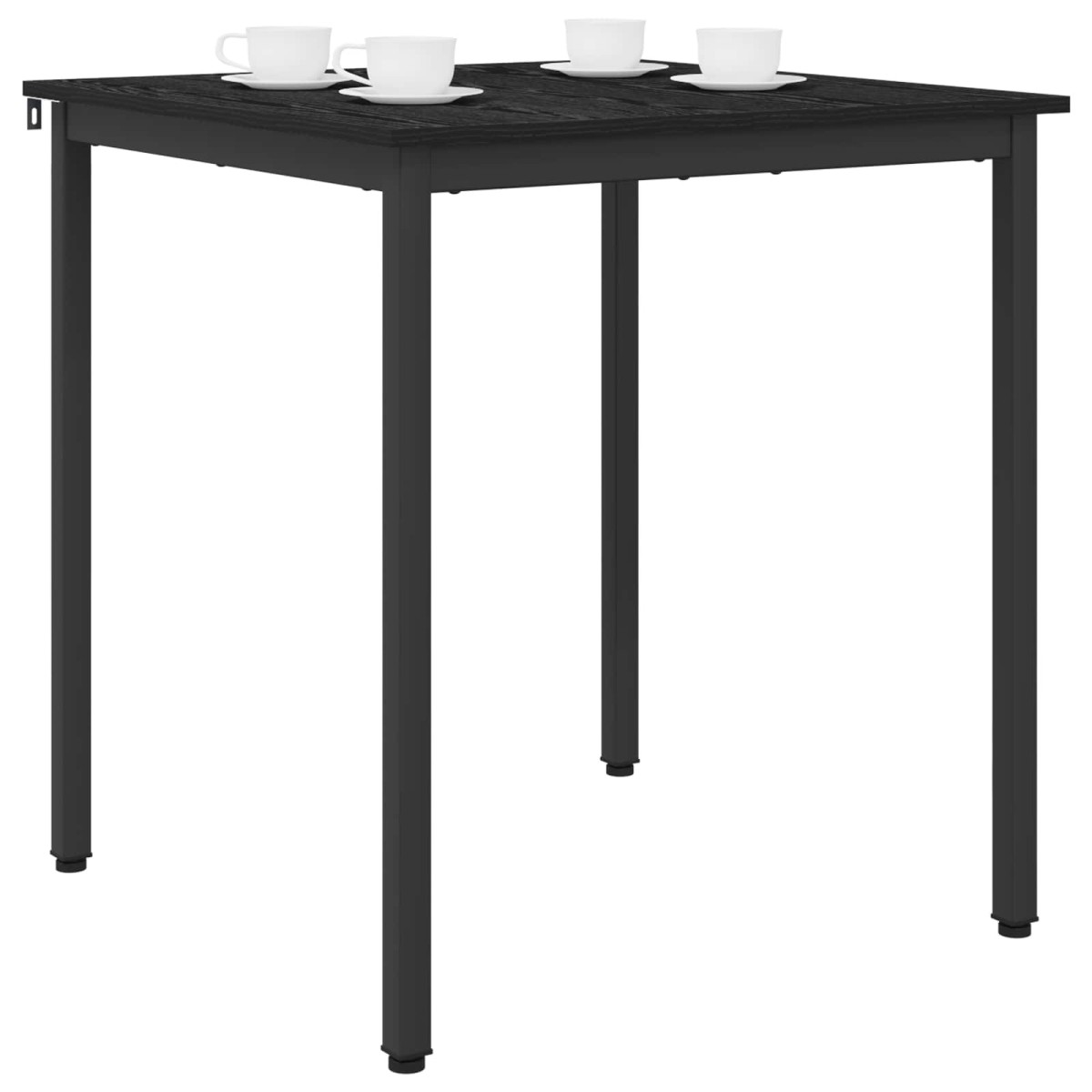 vidaXL Τραπεζαρίες 70 x 70 x 75 cm Επεξεργασμένο Ξύλο Μαύρη Δρυς