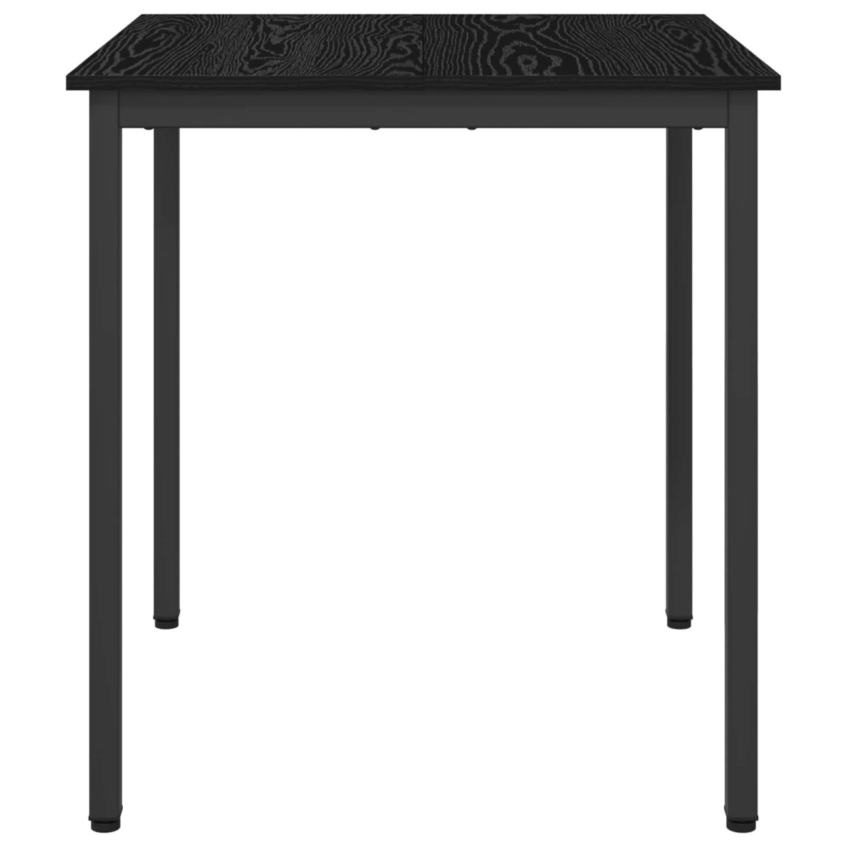 vidaXL Τραπεζαρίες 70 x 70 x 75 cm Επεξεργασμένο Ξύλο Μαύρη Δρυς