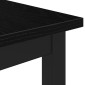 vidaXL Τραπεζαρίες 70 x 70 x 75 cm Επεξεργασμένο Ξύλο Μαύρη Δρυς