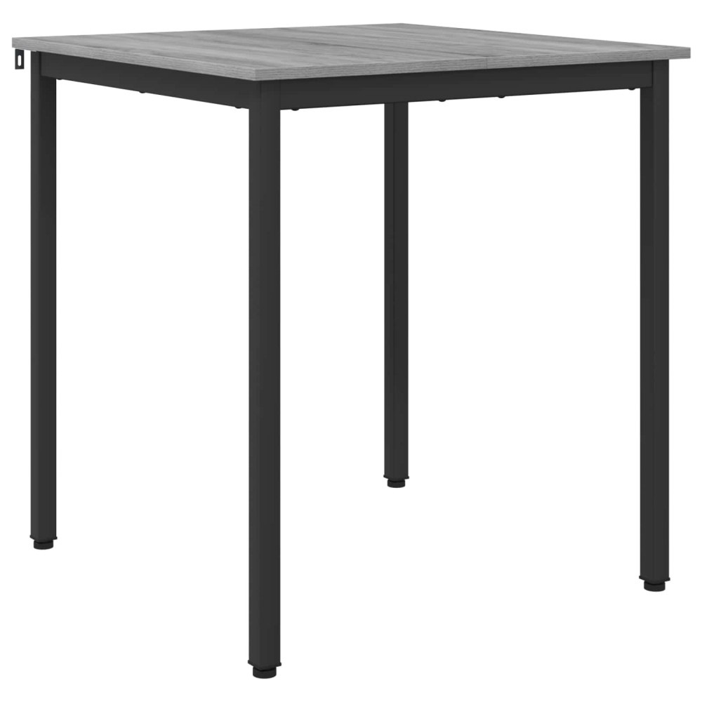 vidaXL Τραπεζαρίες 70 x 70 x 75 cm Επεξεργασμένο Ξύλο Γκρι Sonoma