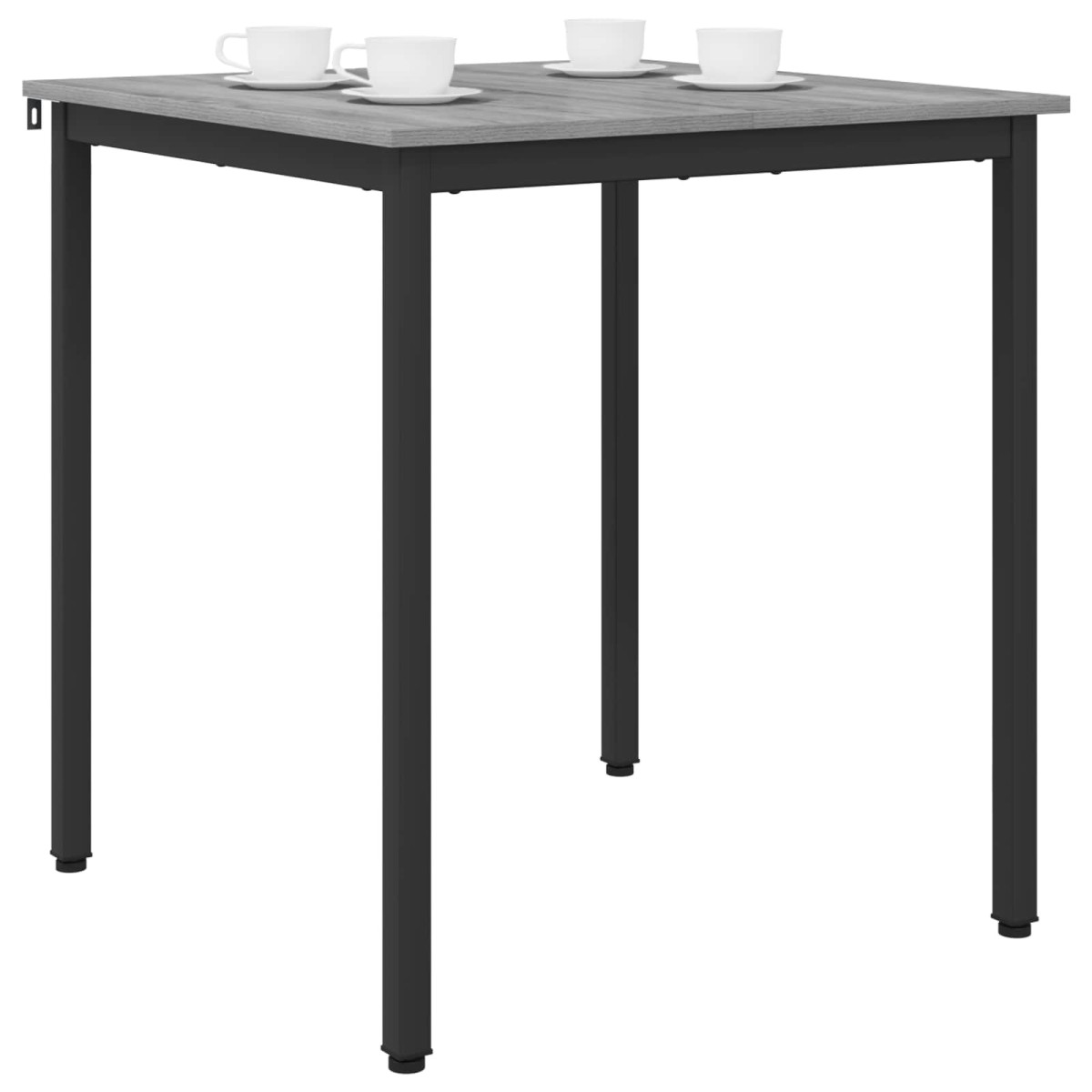 vidaXL Τραπεζαρίες 70 x 70 x 75 cm Επεξεργασμένο Ξύλο Γκρι Sonoma