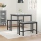 vidaXL Τραπεζαρίες 70 x 70 x 75 cm Επεξεργασμένο Ξύλο Γκρι Sonoma