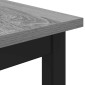 vidaXL Τραπεζαρίες 80 x 80 x 75 cm Επεξεργασμένο Ξύλο Γκρι Sonoma
