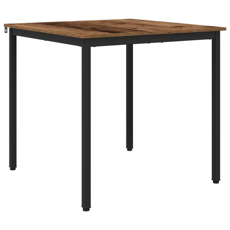 vidaXL Τραπεζαρίες 80 x 80 x 75 cm Επεξεργασμένο Ξύλο Ξύλο δρυός