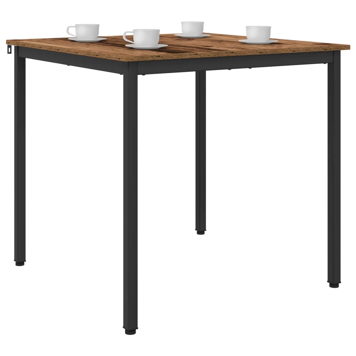 vidaXL Τραπεζαρίες 80 x 80 x 75 cm Επεξεργασμένο Ξύλο Ξύλο δρυός