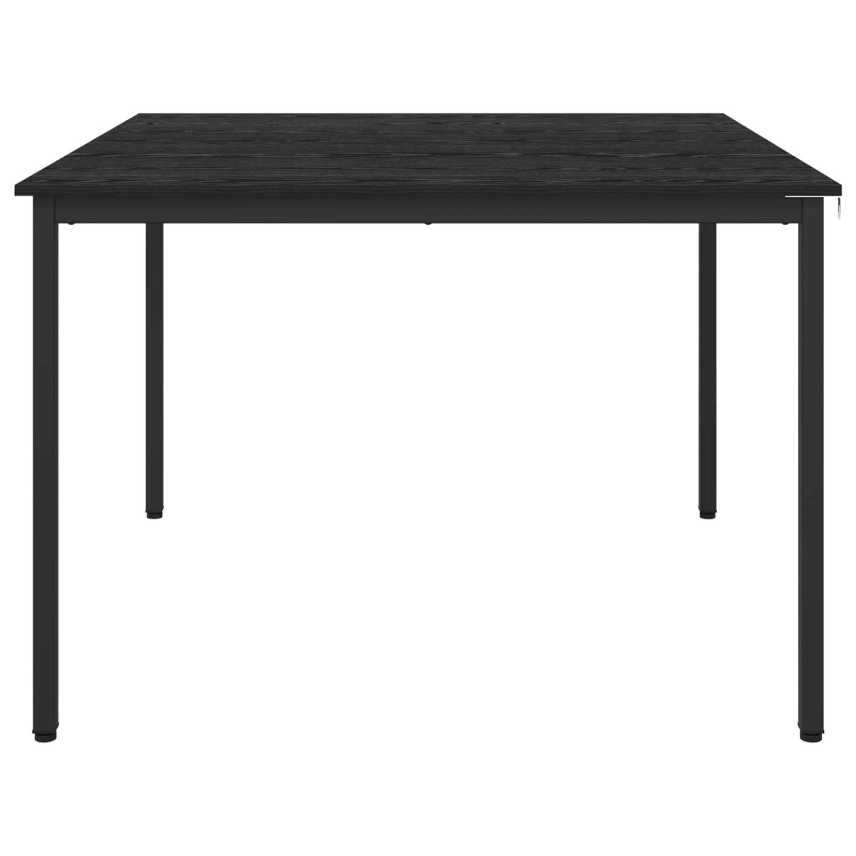 vidaXL Τραπεζαρίες 110 x 110 x 75 cm Επεξεργασμένο Ξύλο Μαύρη Δρυς