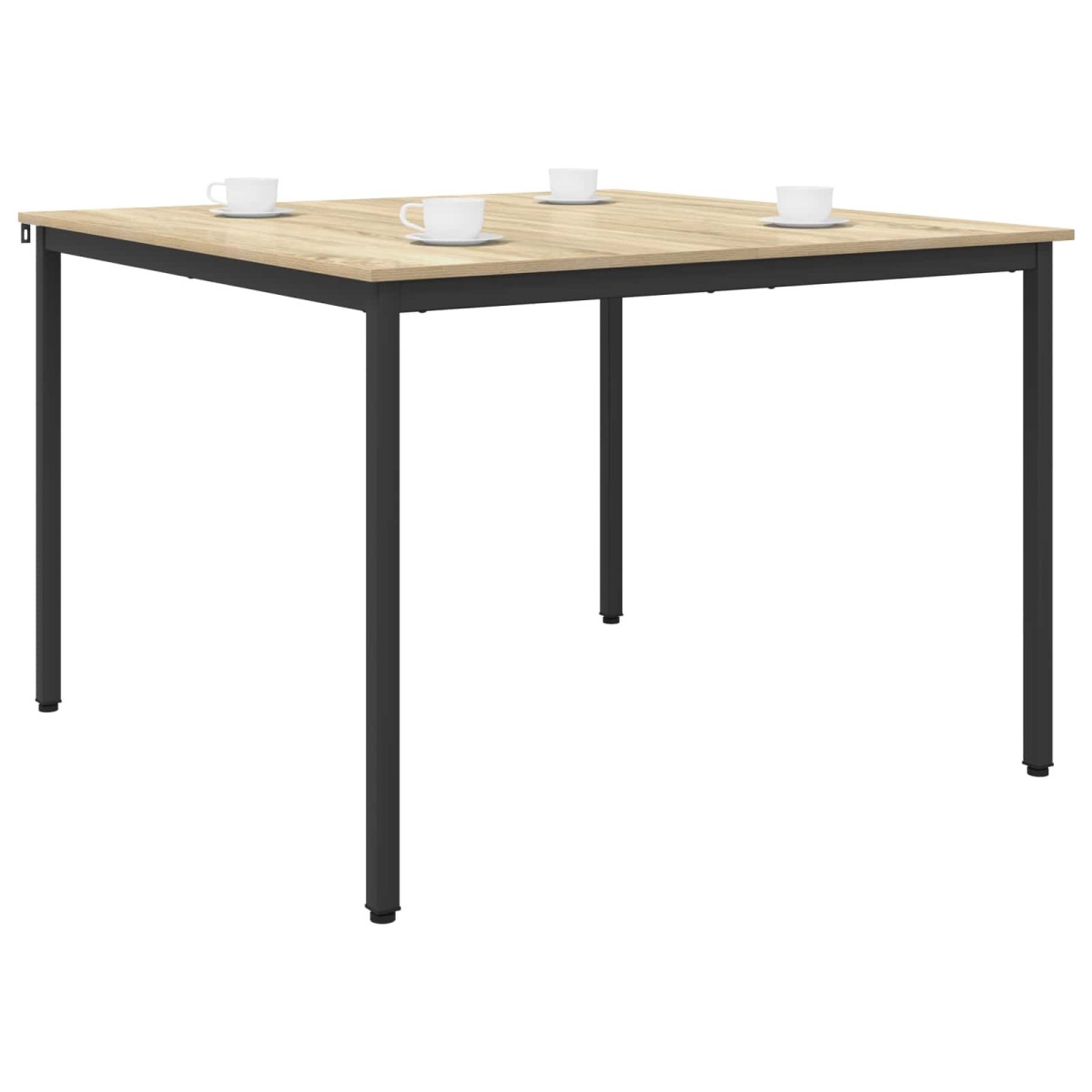 vidaXL Τραπεζαρίες 110 x 110 x 75 cm Επεξεργασμένο Ξύλο Sonoma Δρυς