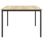 vidaXL Τραπεζαρίες 110 x 110 x 75 cm Επεξεργασμένο Ξύλο Sonoma Δρυς