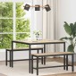 vidaXL Τραπεζαρίες 110 x 110 x 75 cm Επεξεργασμένο Ξύλο Sonoma Δρυς
