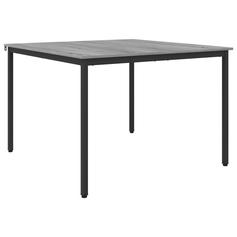 vidaXL Τραπεζαρίες 110 x 110 x 75 cm Επεξεργασμένο Ξύλο Γκρι Sonoma