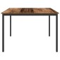 vidaXL Τραπεζαρίες 110 x 110 x 75 cm Επεξεργασμένο Ξύλο Ξύλο δρυός