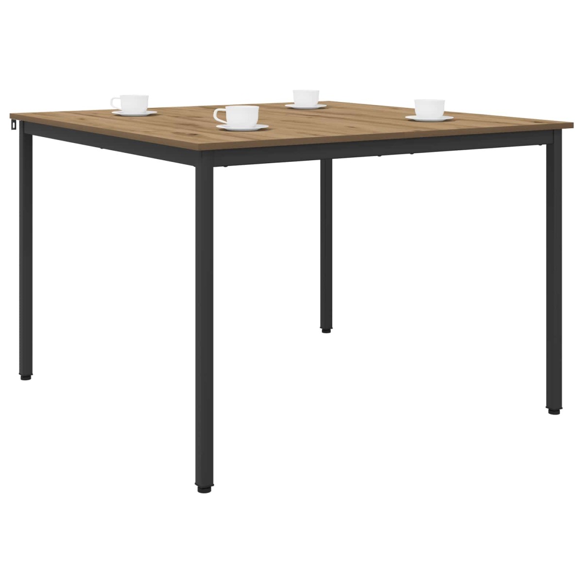 vidaXL Τραπεζαρίες 110 x 110 x 75 cm Επεξεργασμένο Ξύλο Artisan Δρυς
