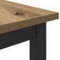 vidaXL Τραπεζαρίες 110 x 110 x 75 cm Επεξεργασμένο Ξύλο Artisan Δρυς