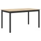 vidaXL Τραπεζαρίες 140 x 80 x 75 cm Επεξεργασμένο Ξύλο Sonoma Δρυς