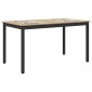 vidaXL Τραπεζαρίες 140 x 80 x 75 cm Επεξεργασμένο Ξύλο Sonoma Δρυς