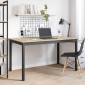 vidaXL Τραπεζαρίες 140 x 80 x 75 cm Επεξεργασμένο Ξύλο Sonoma Δρυς