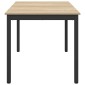 vidaXL Τραπεζαρίες 140 x 80 x 75 cm Επεξεργασμένο Ξύλο Sonoma Δρυς