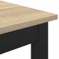 vidaXL Τραπεζαρίες 140 x 80 x 75 cm Επεξεργασμένο Ξύλο Sonoma Δρυς