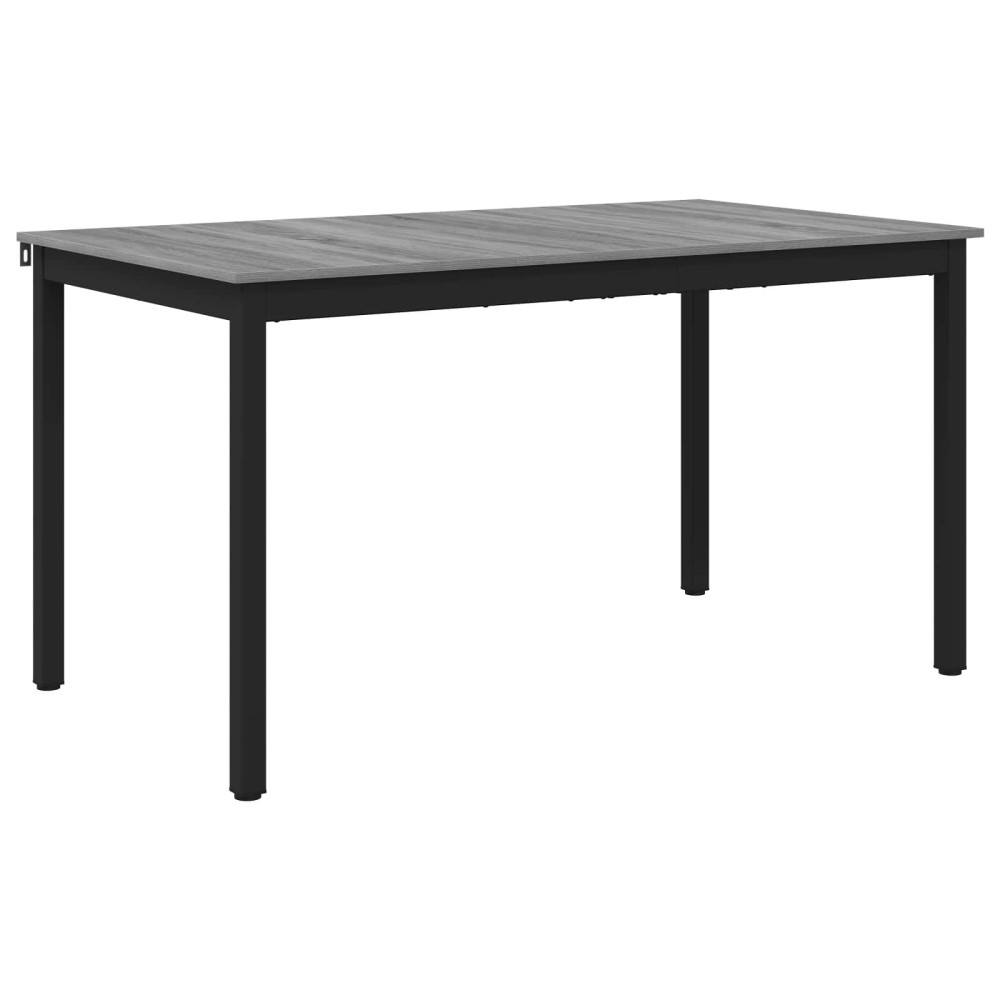 vidaXL Τραπεζαρίες 140 x 80 x 75 cm Επεξεργασμένο Ξύλο Γκρι Sonoma