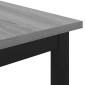 vidaXL Τραπεζαρίες 140 x 80 x 75 cm Επεξεργασμένο Ξύλο Γκρι Sonoma
