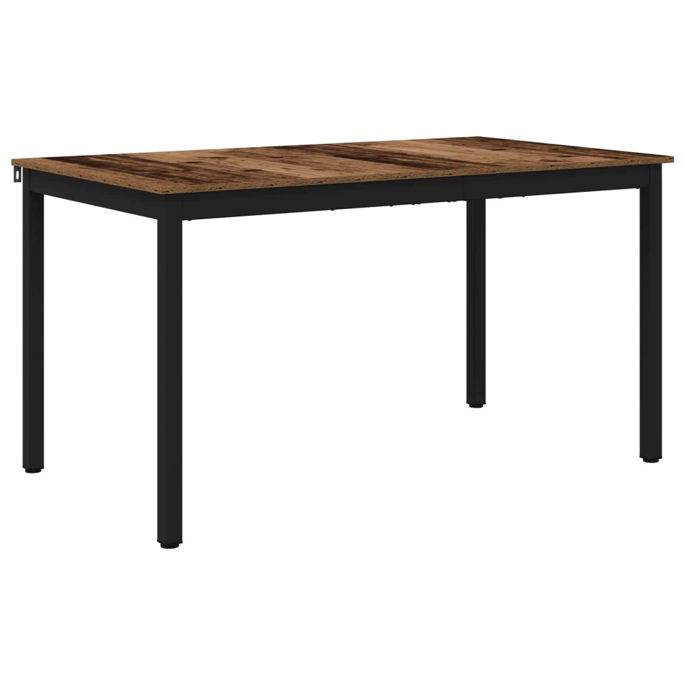vidaXL Τραπεζαρίες 140 x 80 x 75 cm Επεξεργασμένο Ξύλο Ξύλο δρυός