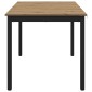 vidaXL Τραπεζαρίες 140 x 80 x 75 cm Επεξεργασμένο Ξύλο Artisan Δρυς