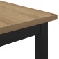 vidaXL Τραπεζαρίες 140 x 80 x 75 cm Επεξεργασμένο Ξύλο Artisan Δρυς