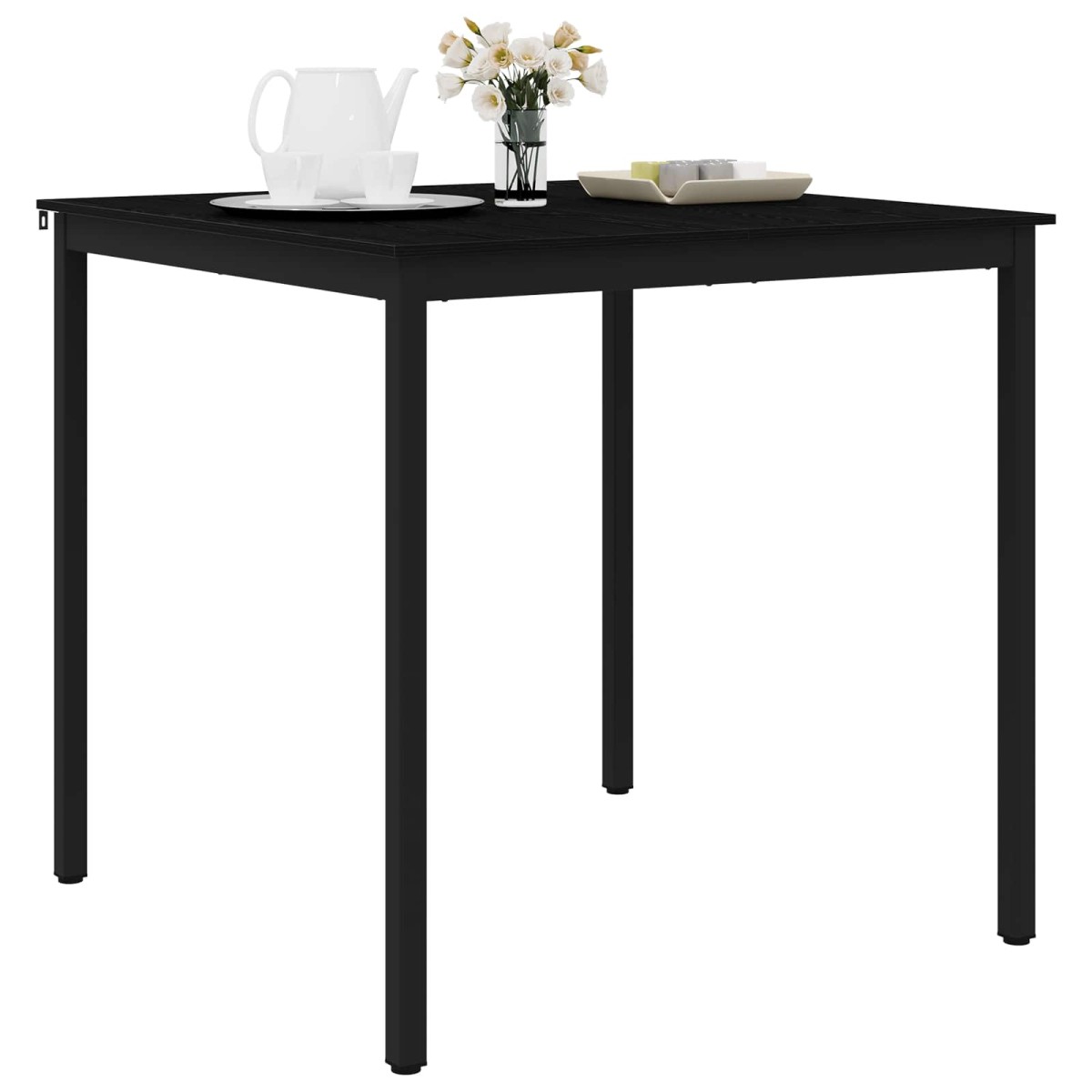 vidaXL Υποστηρικτικό Τραπεζάκι Μπαρ Επεξεργασμένο Ξύλο τετράγωνο