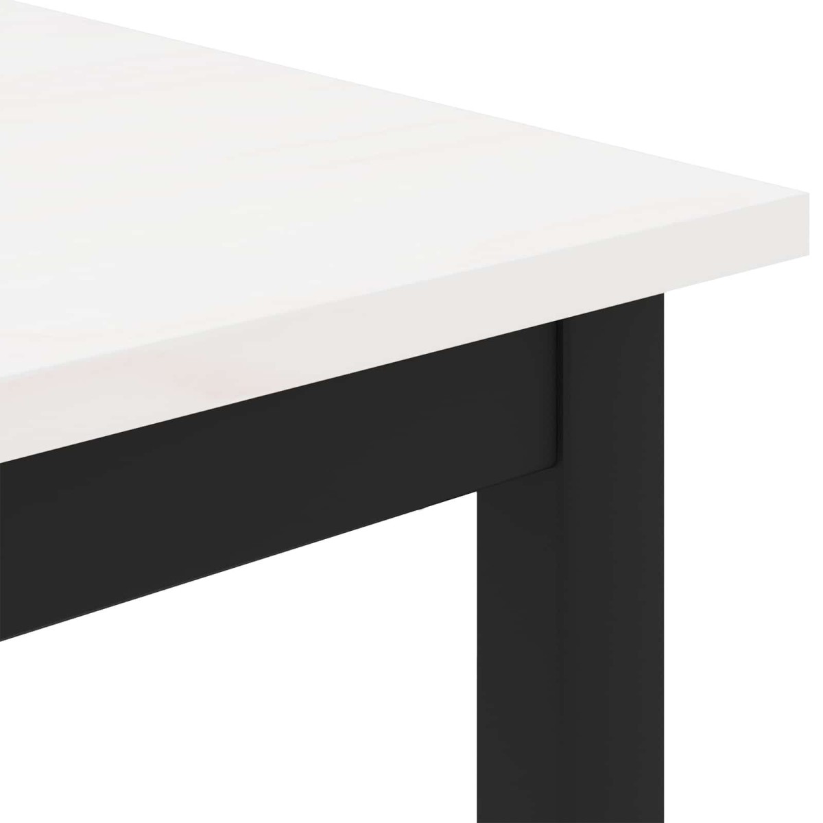 vidaXL παγκάκι Λευκό 80 x 35 x 45 cm Στερεά ξυλεία πεύκου