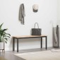 vidaXL παγκάκι Φυσικό 110 x 35 x 45 cm Στερεά ξυλεία πεύκου