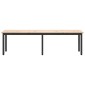 vidaXL παγκάκι Φυσικό 160 x 35 x 45 cm Στερεά ξυλεία πεύκου