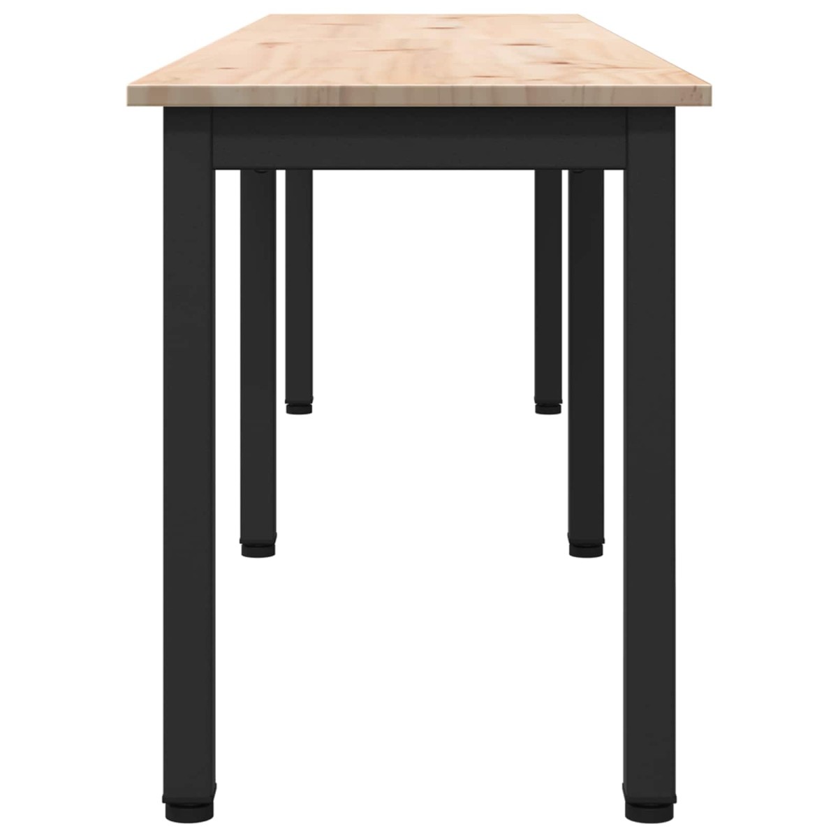 vidaXL παγκάκι Φυσικό 160 x 35 x 45 cm Στερεά ξυλεία πεύκου