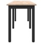 vidaXL παγκάκι Φυσικό 160 x 35 x 45 cm Στερεά ξυλεία πεύκου