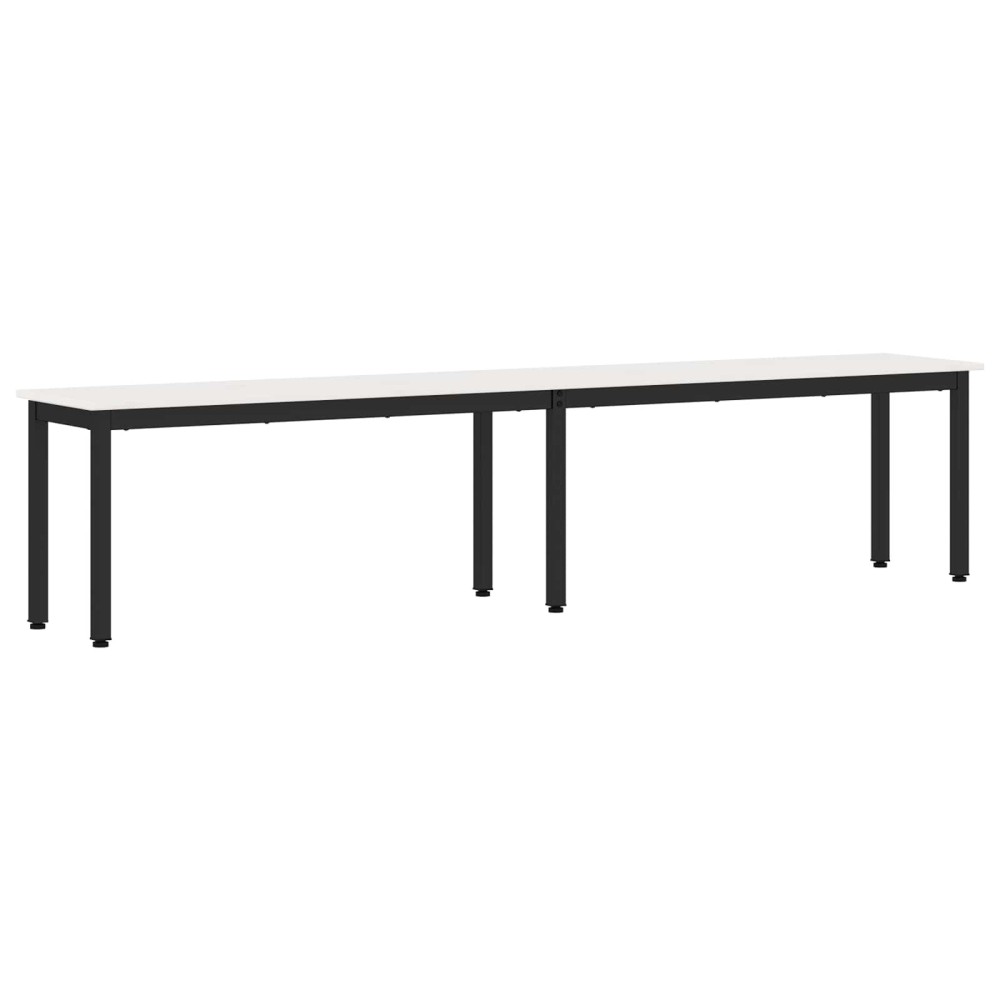 vidaXL παγκάκι Λευκό 200 x 35 x 45 εκ Στερεά ξυλεία πεύκου
