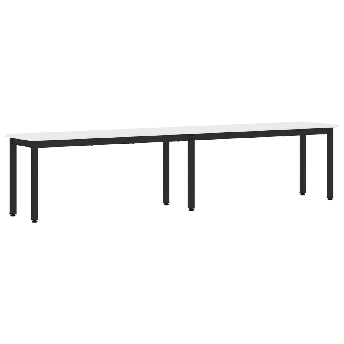 vidaXL παγκάκι Λευκό 200 x 35 x 45 εκ Στερεά ξυλεία πεύκου