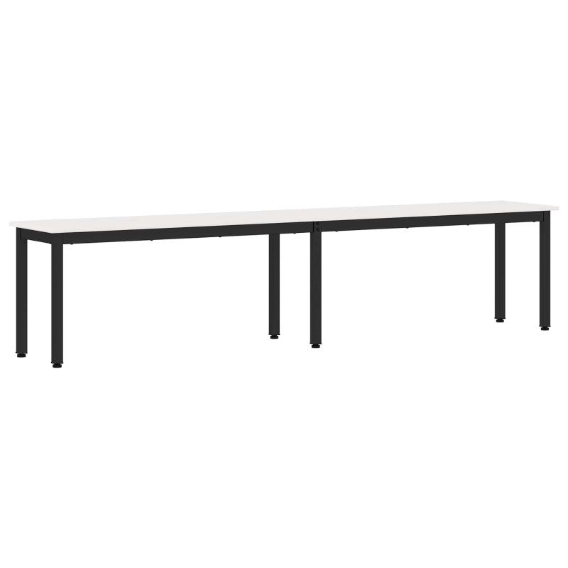 vidaXL παγκάκι Λευκό 200 x 35 x 45 εκ Στερεά ξυλεία πεύκου
