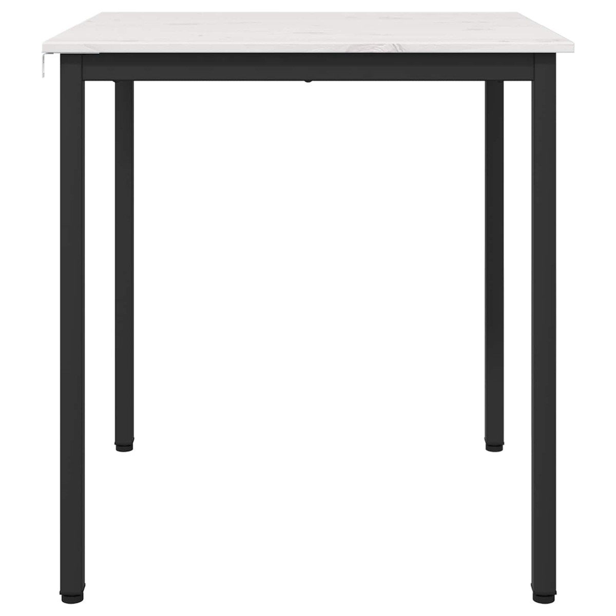 vidaXL Τραπεζαρία Λευκό 70 x 70 x 75 cm Στερεά ξυλεία πεύκου