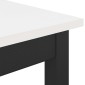 vidaXL Τραπεζαρία Λευκό 70 x 70 x 75 cm Στερεά ξυλεία πεύκου